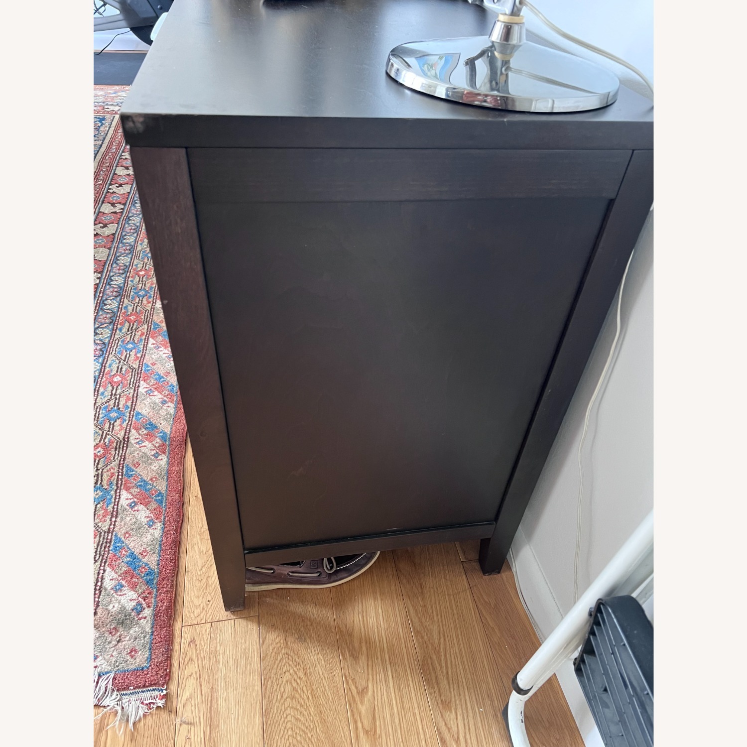 Crate & Barrel Arch Black Wood Dresser - image-3