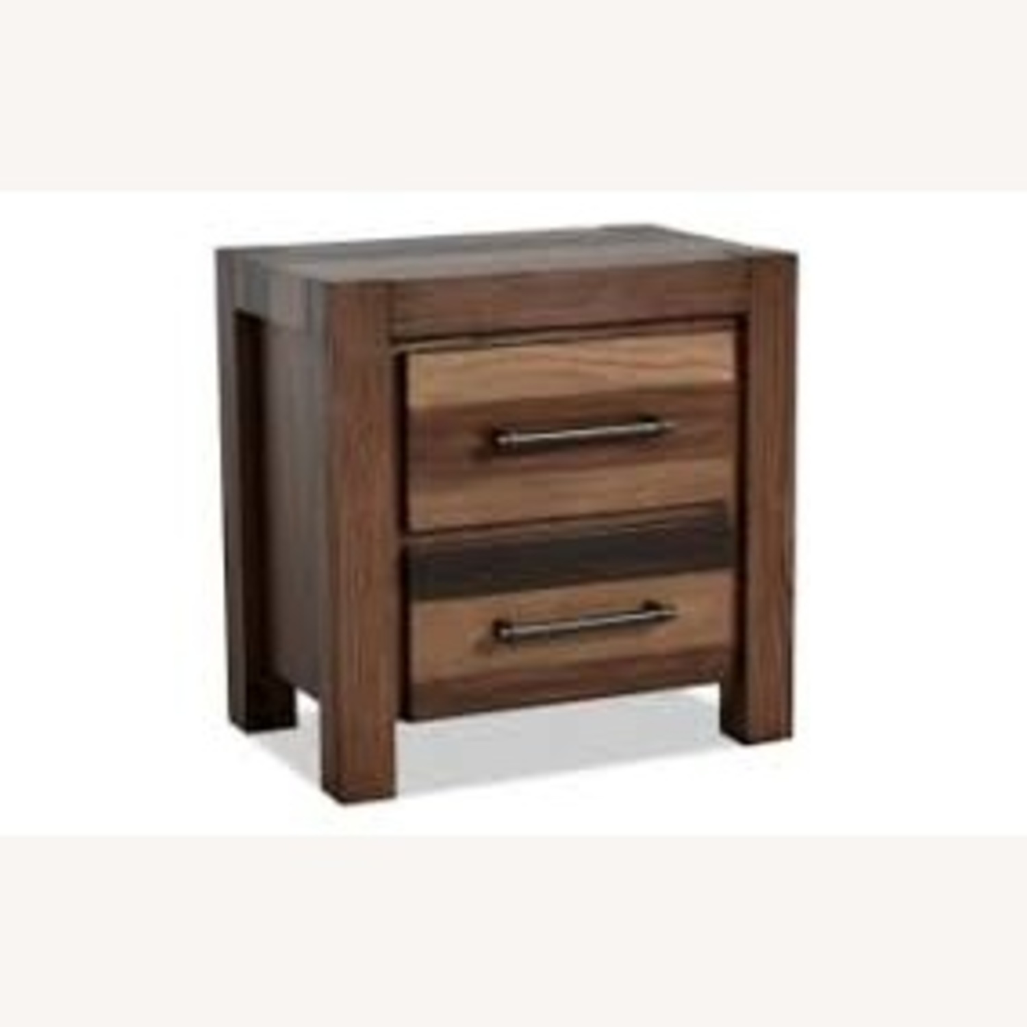 Black Modern Wood Nightstand - image-4