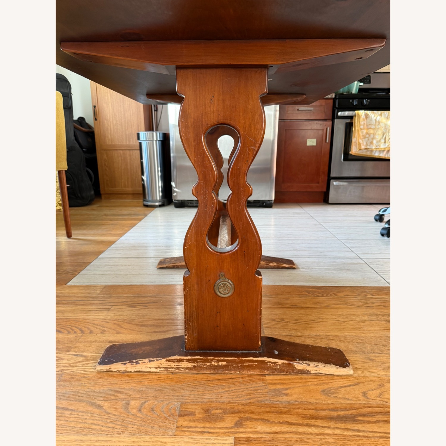 Antique Pine Dining Table - Pine Shop Original - image-3