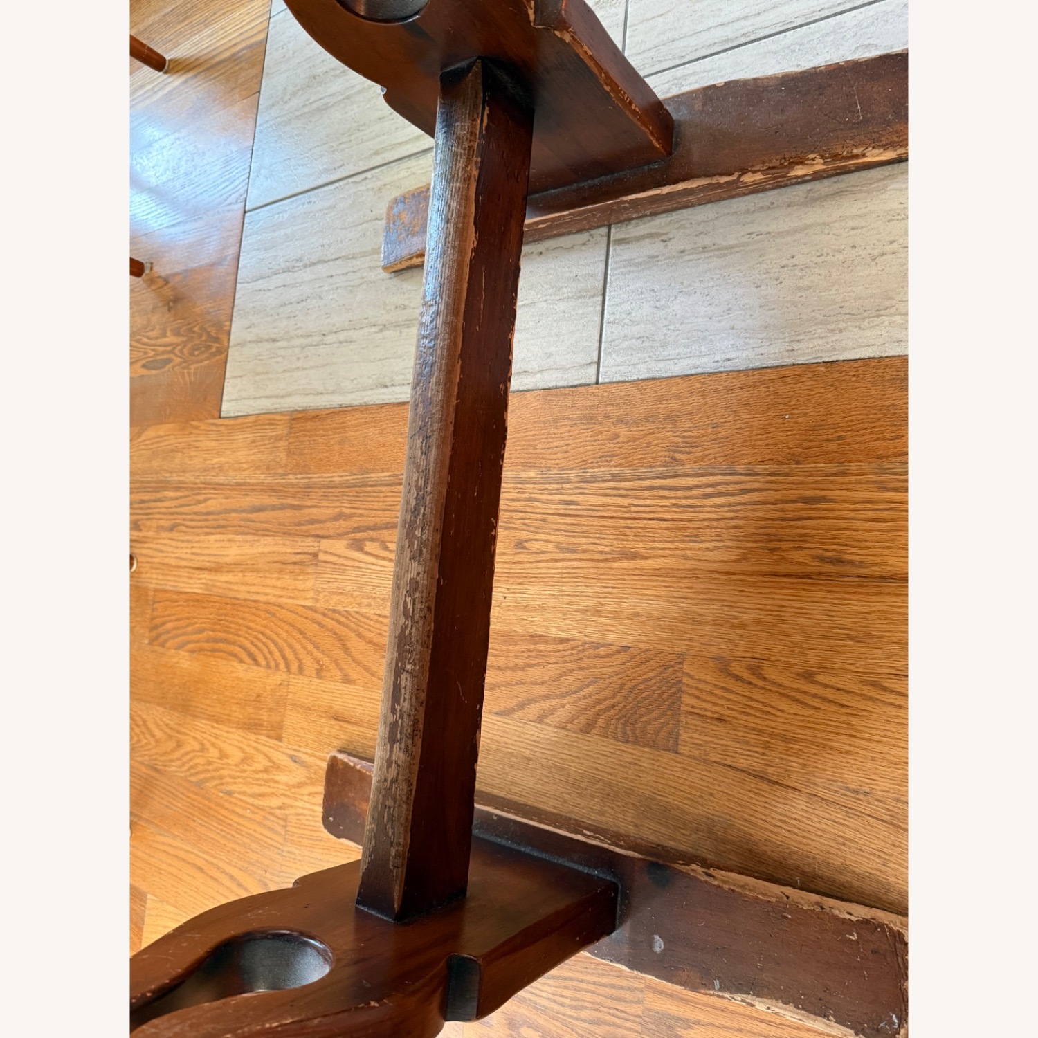 Antique Pine Dining Table - Pine Shop Original - image-4