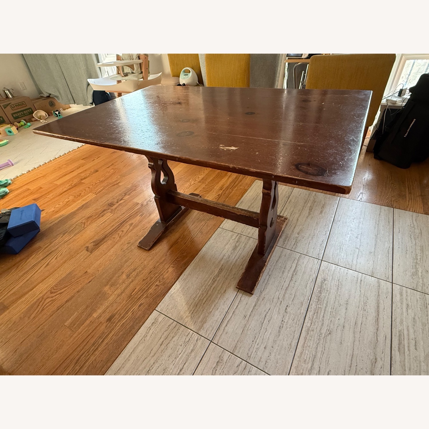 Antique Pine Dining Table - Pine Shop Original - image-14