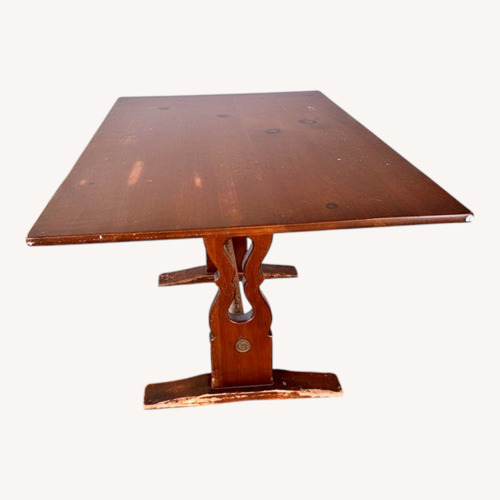 Used Antique Pine Dining Table - Pine Shop Original for sale on AptDeco