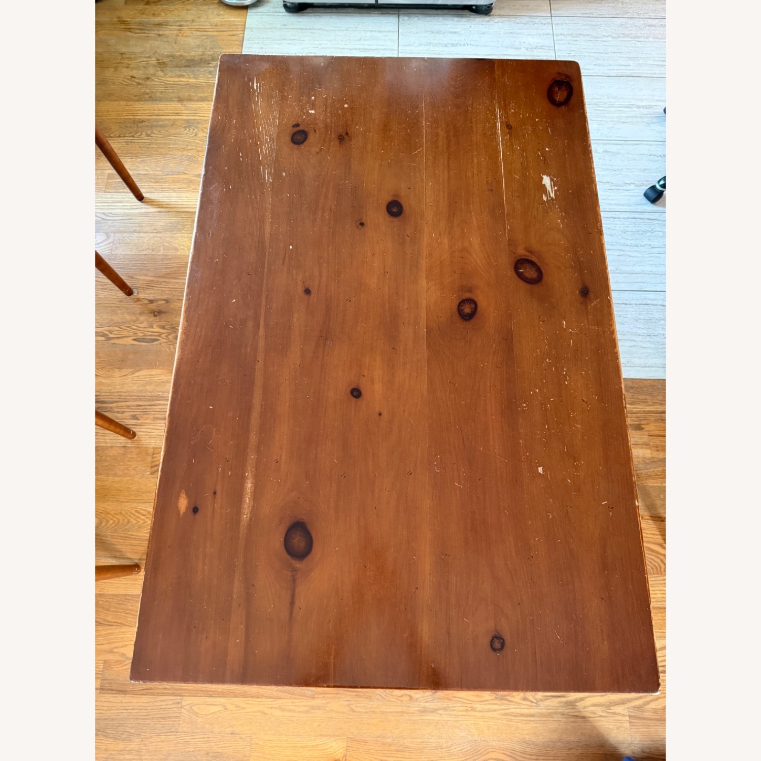 Antique Pine Dining Table - Pine Shop Original - image-2