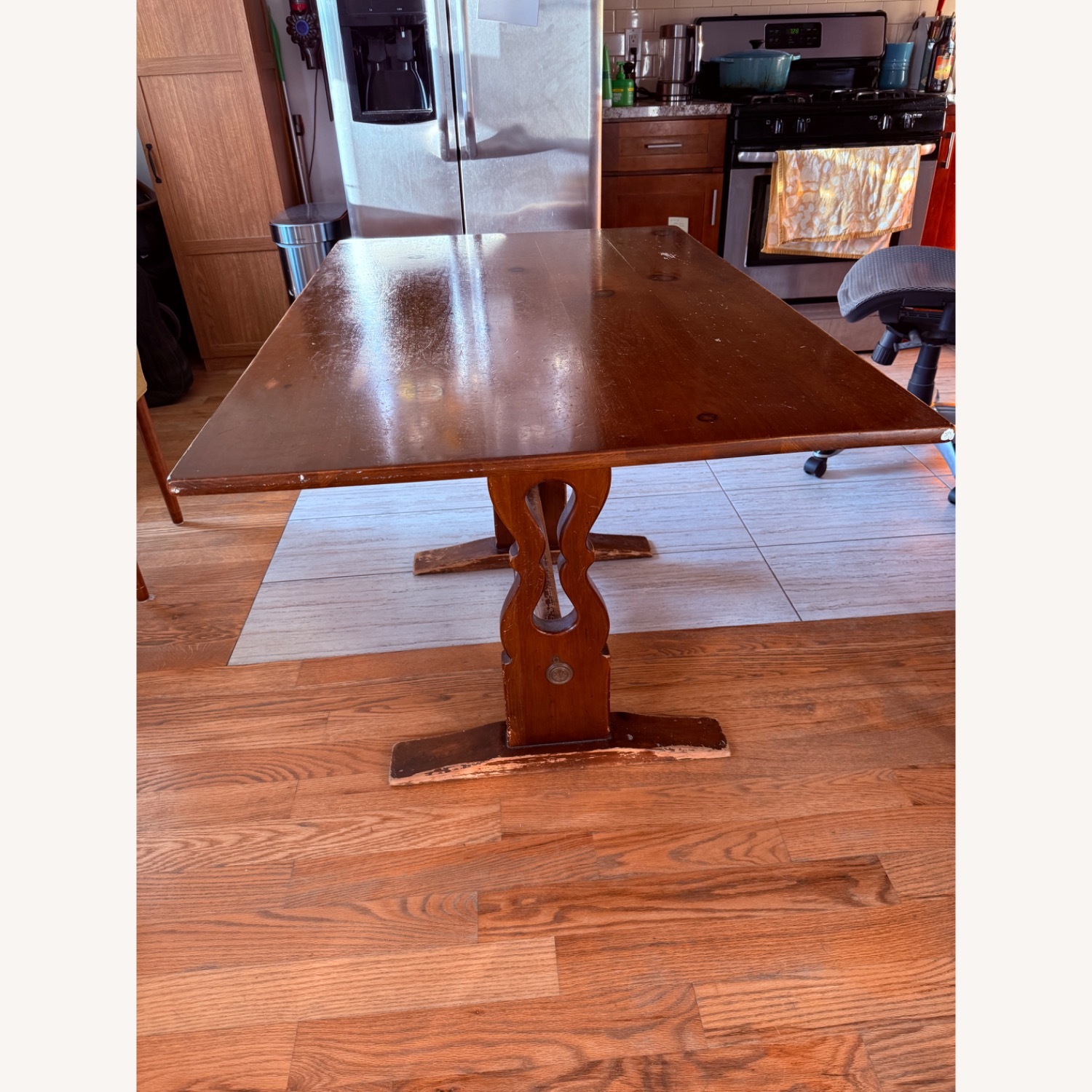 Antique Pine Dining Table - Pine Shop Original - image-12