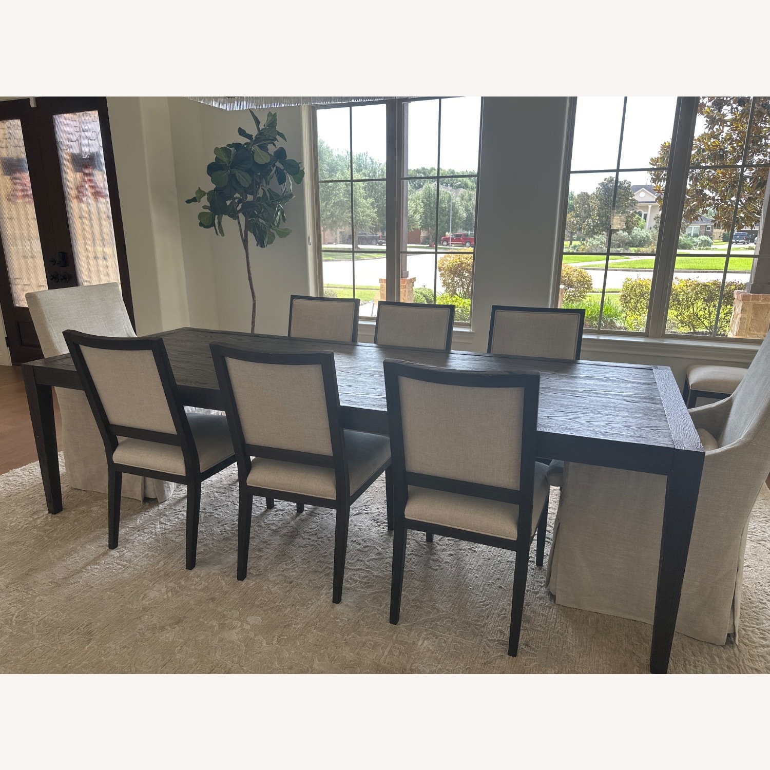 Restoration Hardware Dining Table and 10 Chairs  - image-2