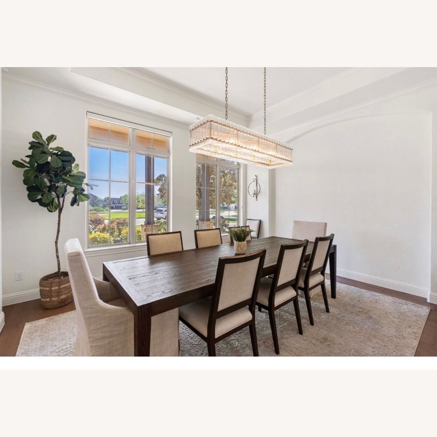 Restoration Hardware Dining Table and 10 Chairs  - image-1
