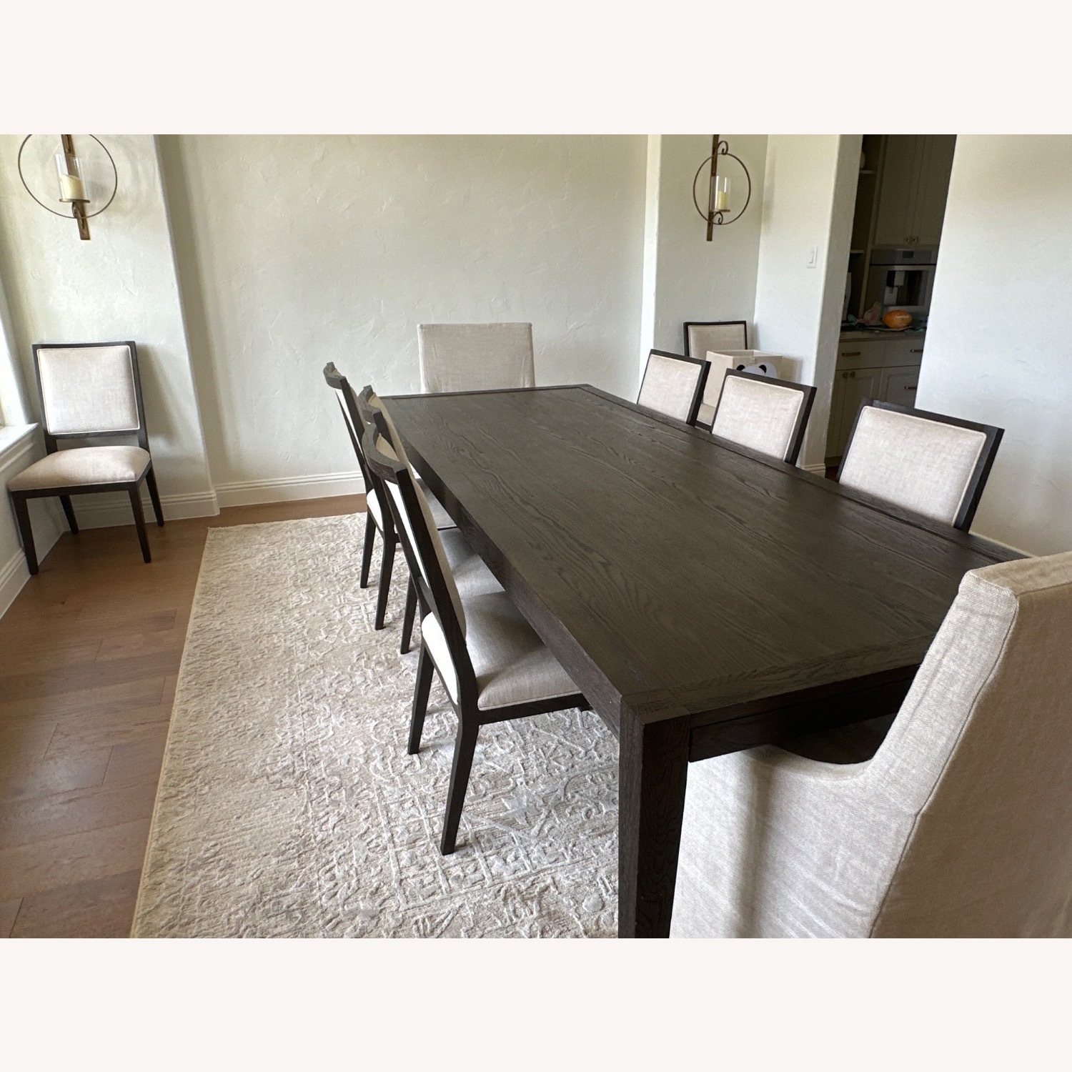 Restoration Hardware Dining Table and 10 Chairs  - image-3