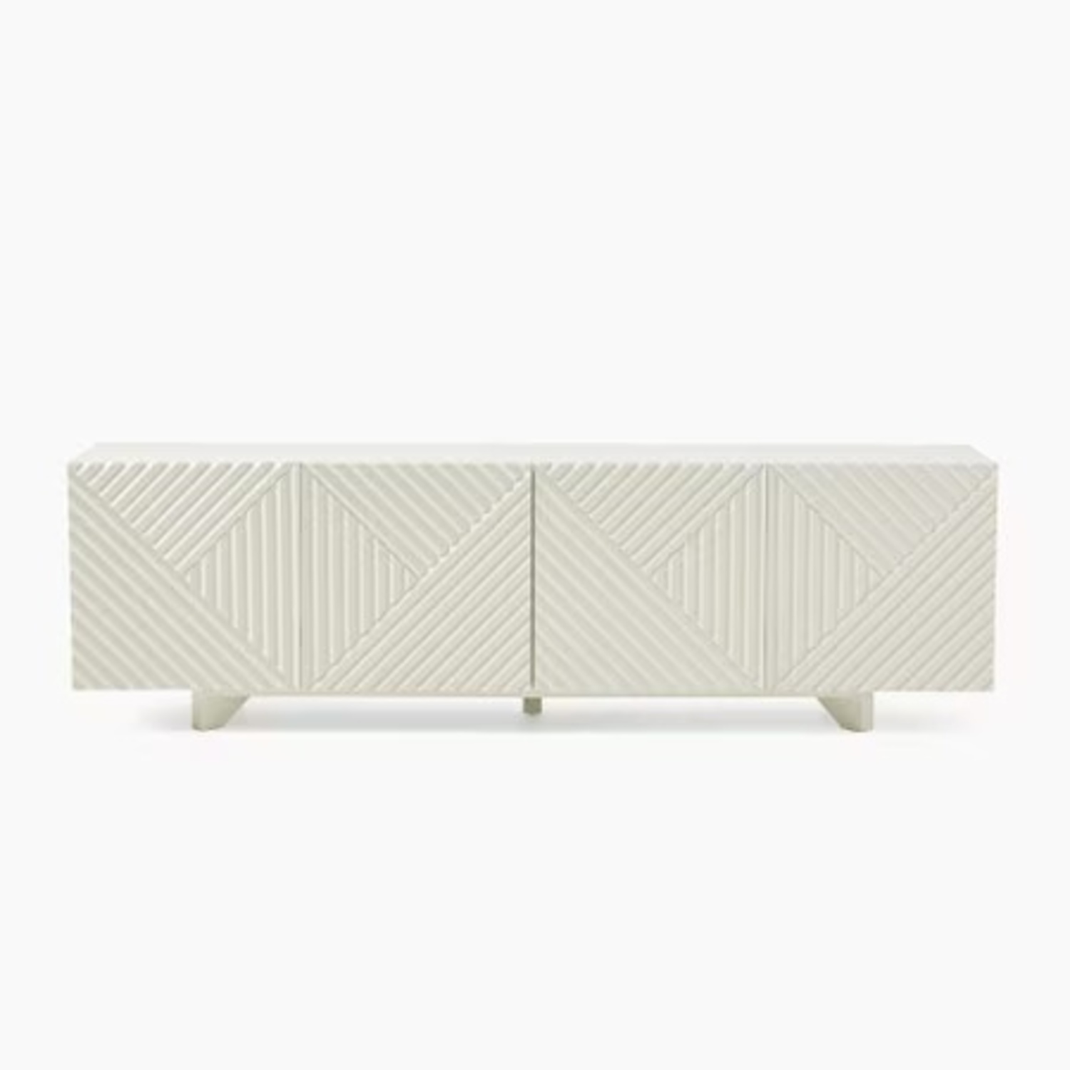 West Elm White Rosanna Ceravolo Media Console (68") - image-4