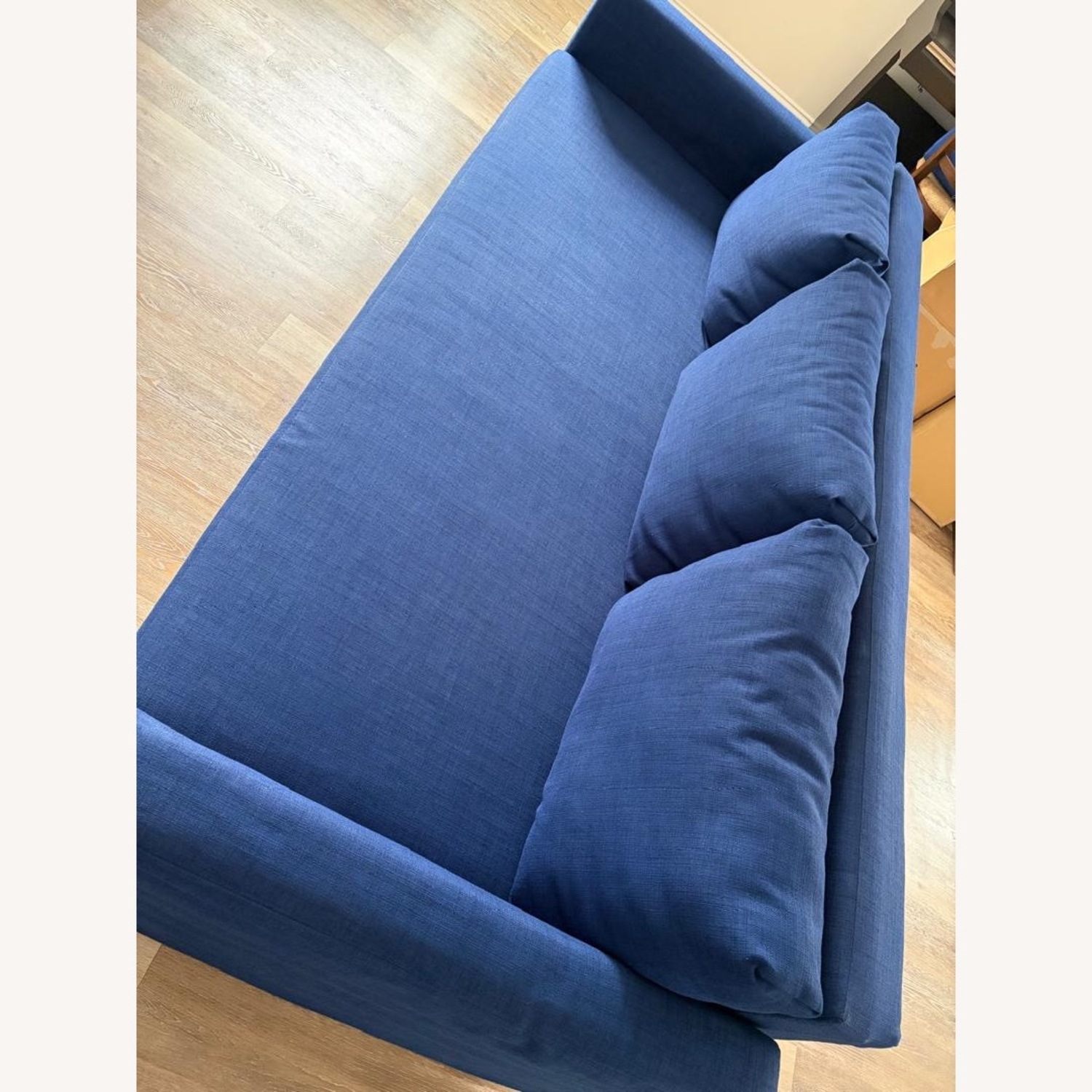 IKEA FRIHETEN Blue Fabric 3+ Seater Sofa - image-2