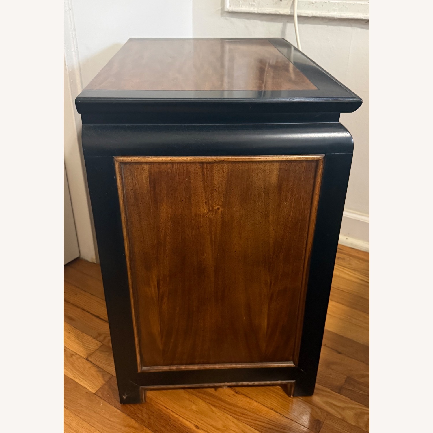 Vintage/Antique Finds Dark Brown Wood Side Table - image-2