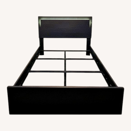 Used Addison Grace Home Decor Light Gray Queen Bed for sale on AptDeco
