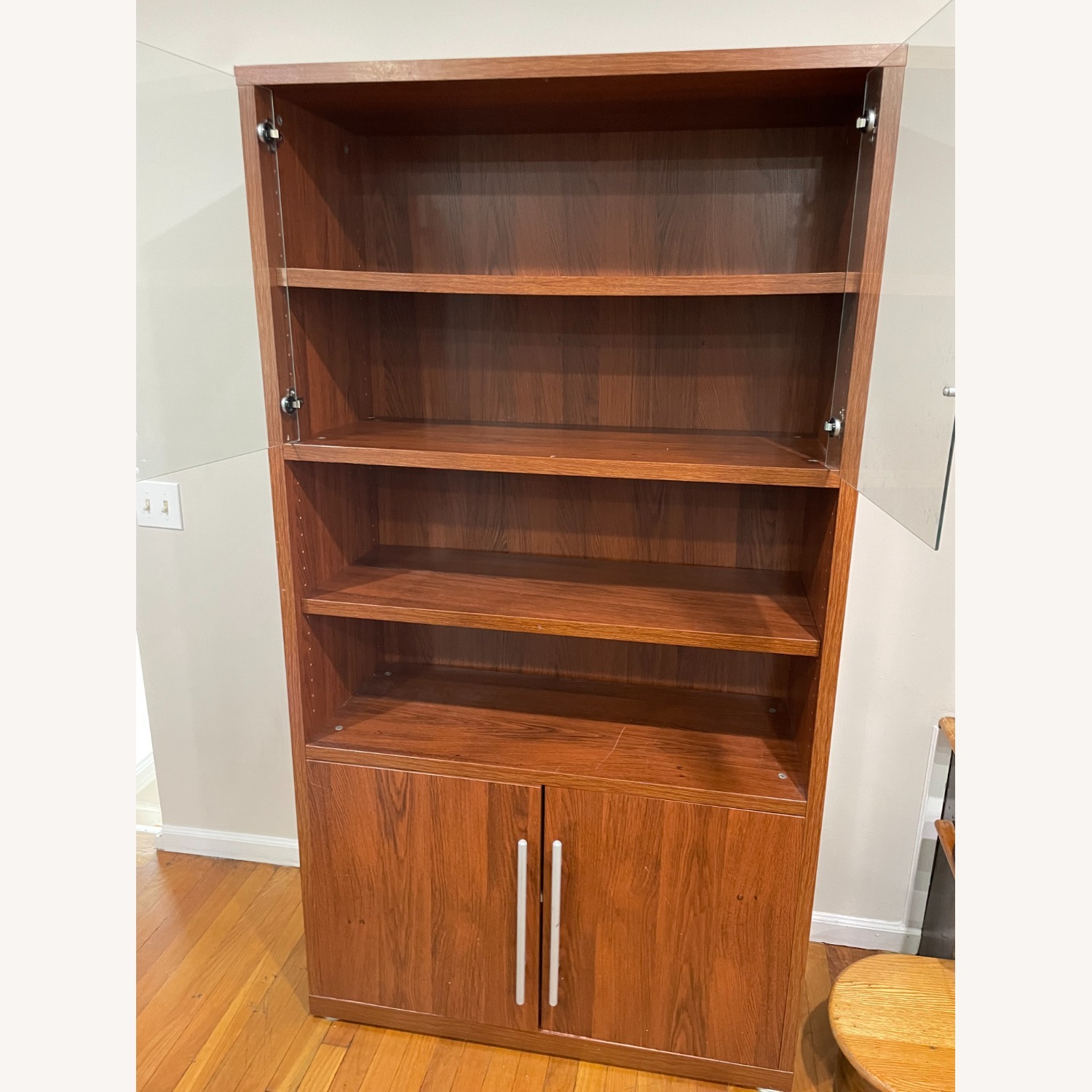 Wall Unit With Glass Doors - image-2