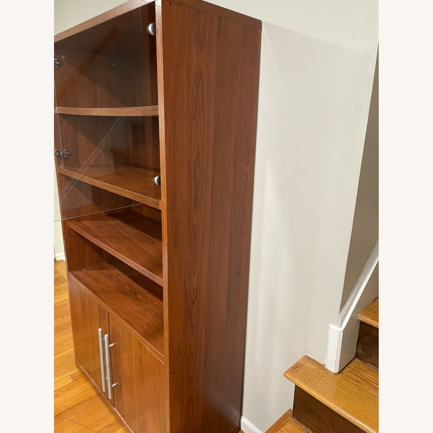 Wall Unit With Glass Doors - image-3
