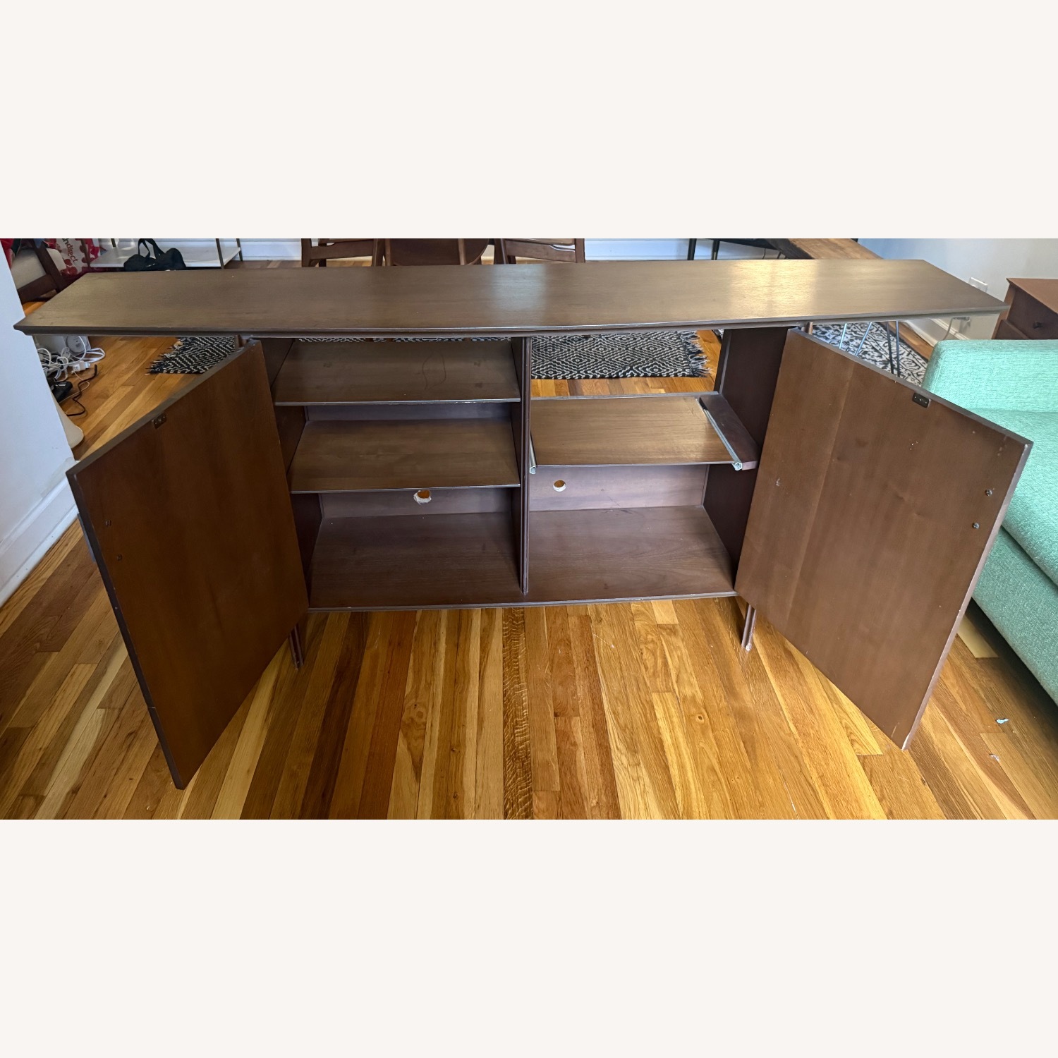 Vintage/Antique Finds Dark Brown Media Storage - image-8