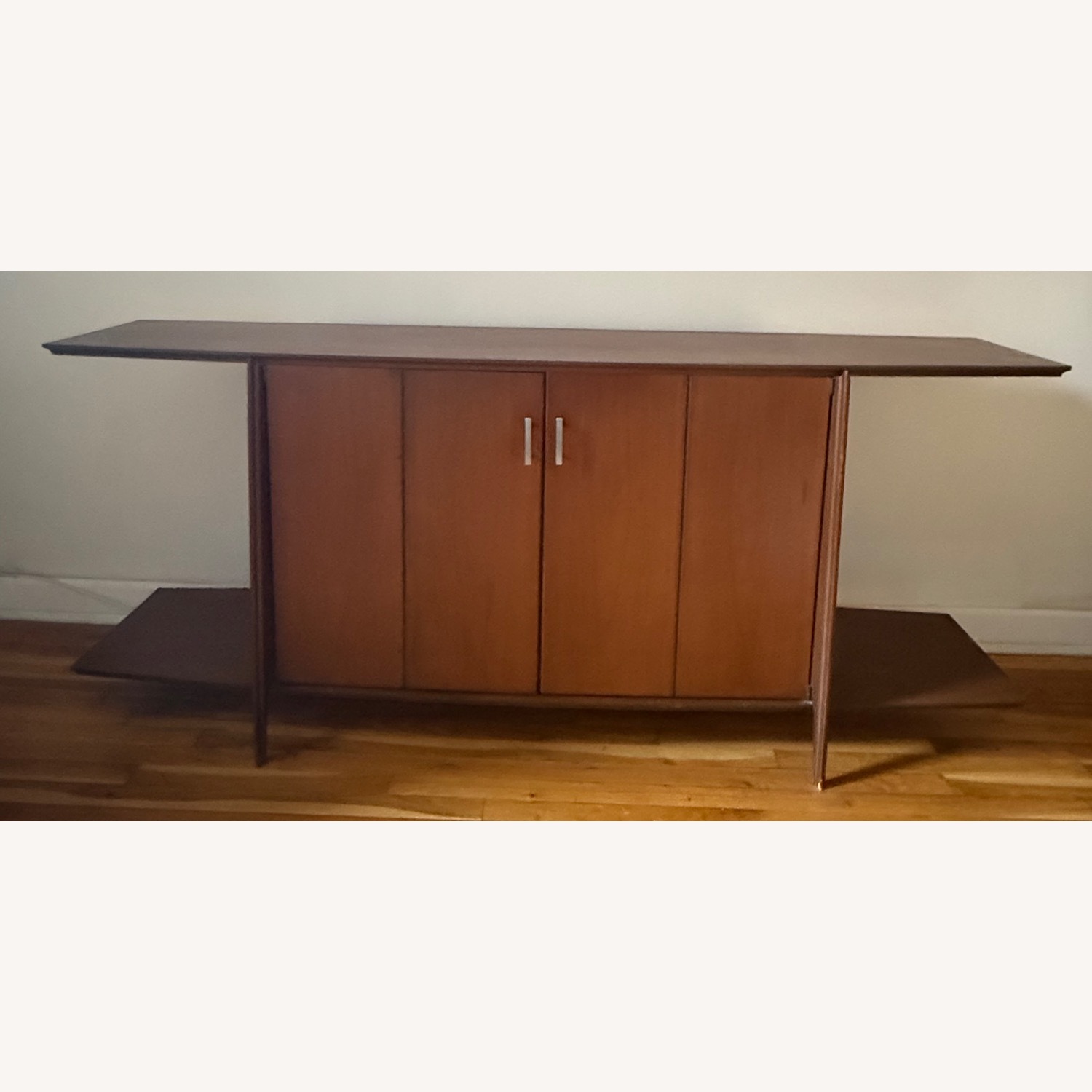 Vintage/Antique Finds Dark Brown Media Storage - image-1