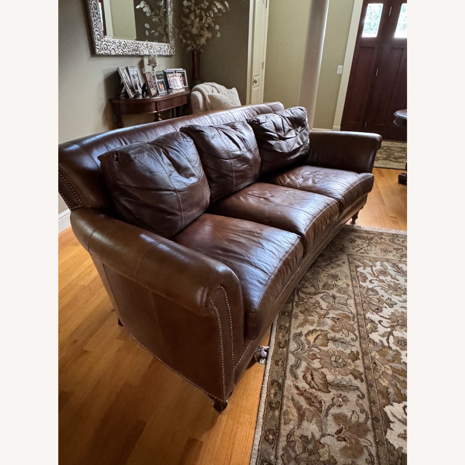 Ferguson Copeland Leather Couch - image-3