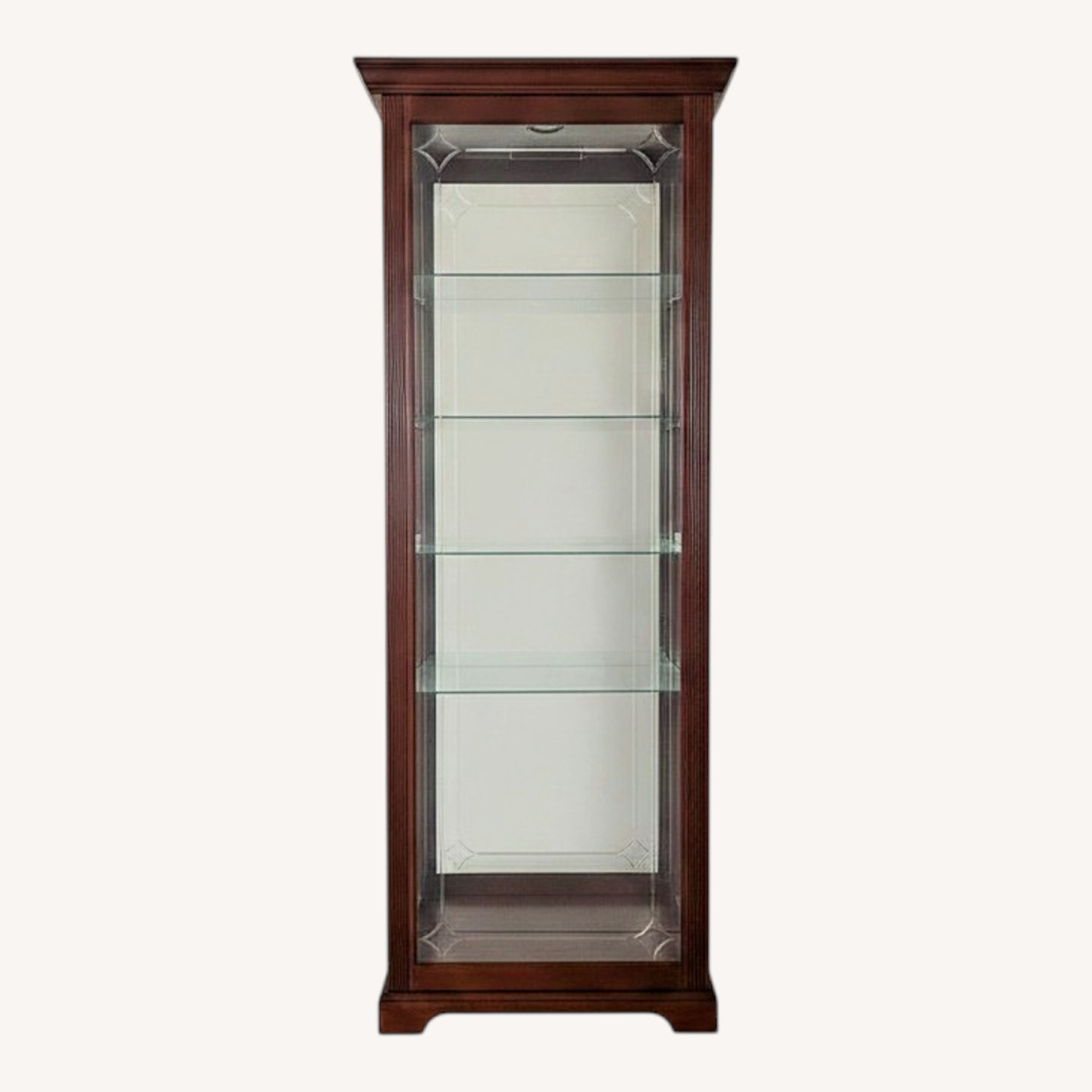 Wood and Glass Display Case - image-0