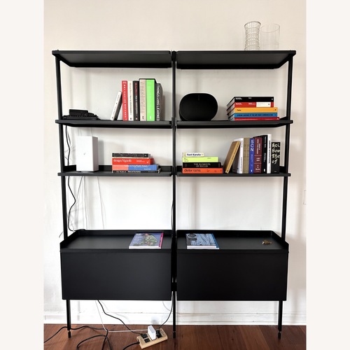 Used 2-Bay HAY Pier Library Modular Shelves + Cabinet for sale on AptDeco
