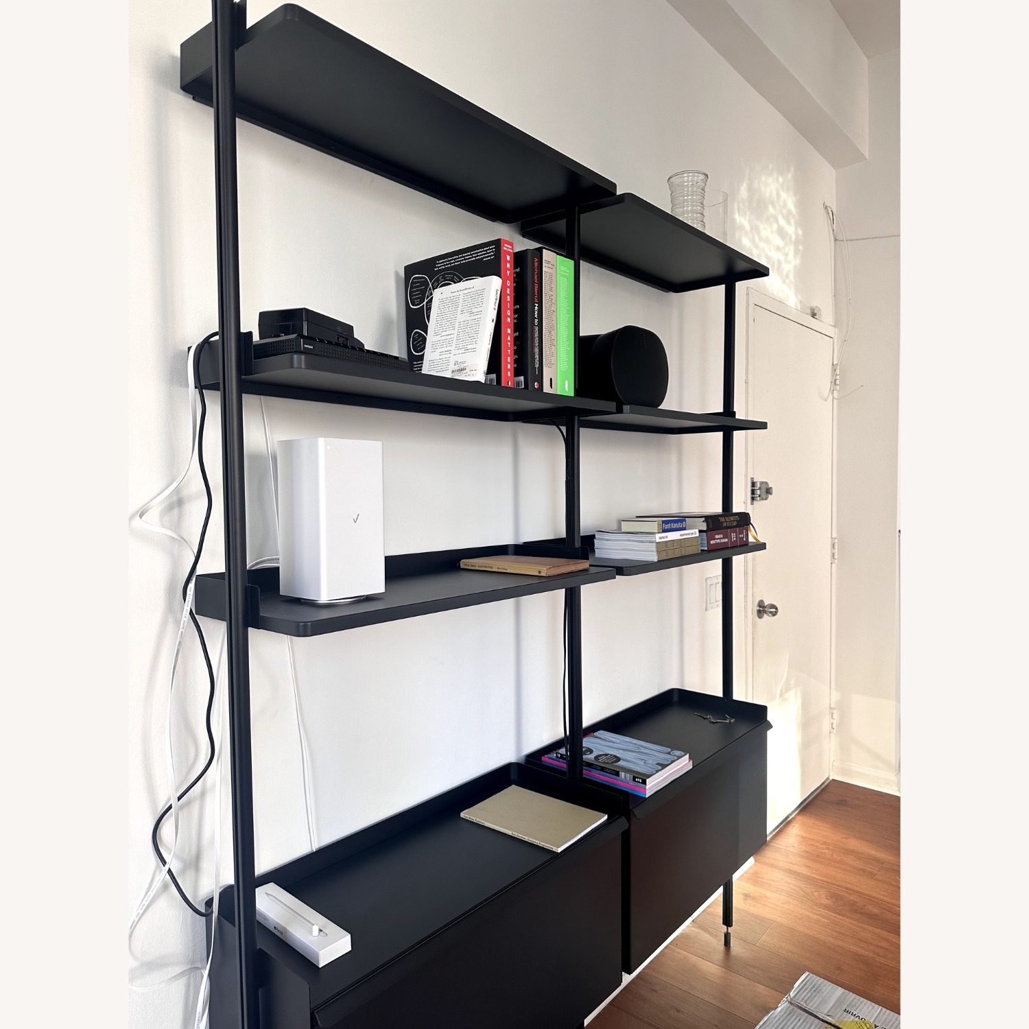 2-Bay HAY Pier Library Modular Shelves + Cabinet - image-2
