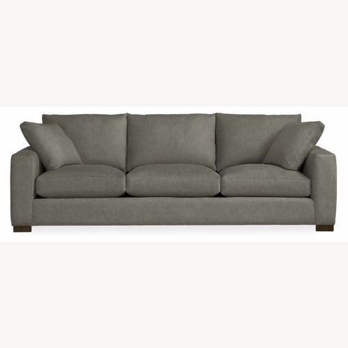 Used Room & Board Micro Suede 3 Seater Sofa for sale on AptDeco