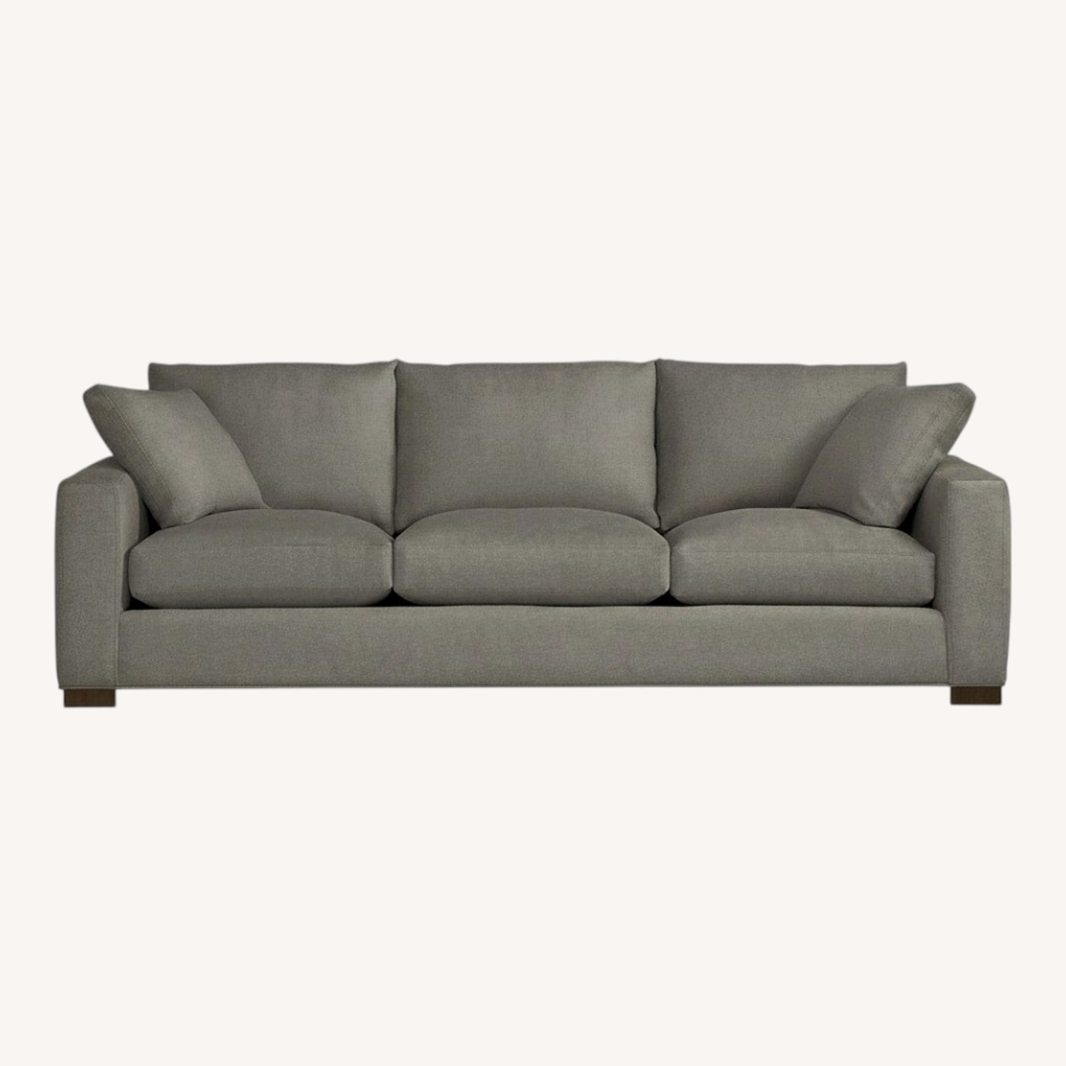 Room & Board Micro Suede 3 Seater Sofa - image-0