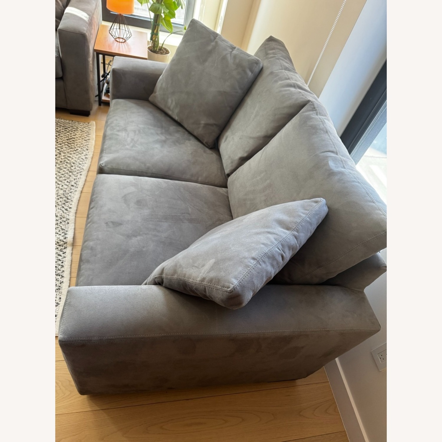 Room & Board Metro Micro Suede 2 Seater Sofa - image-3