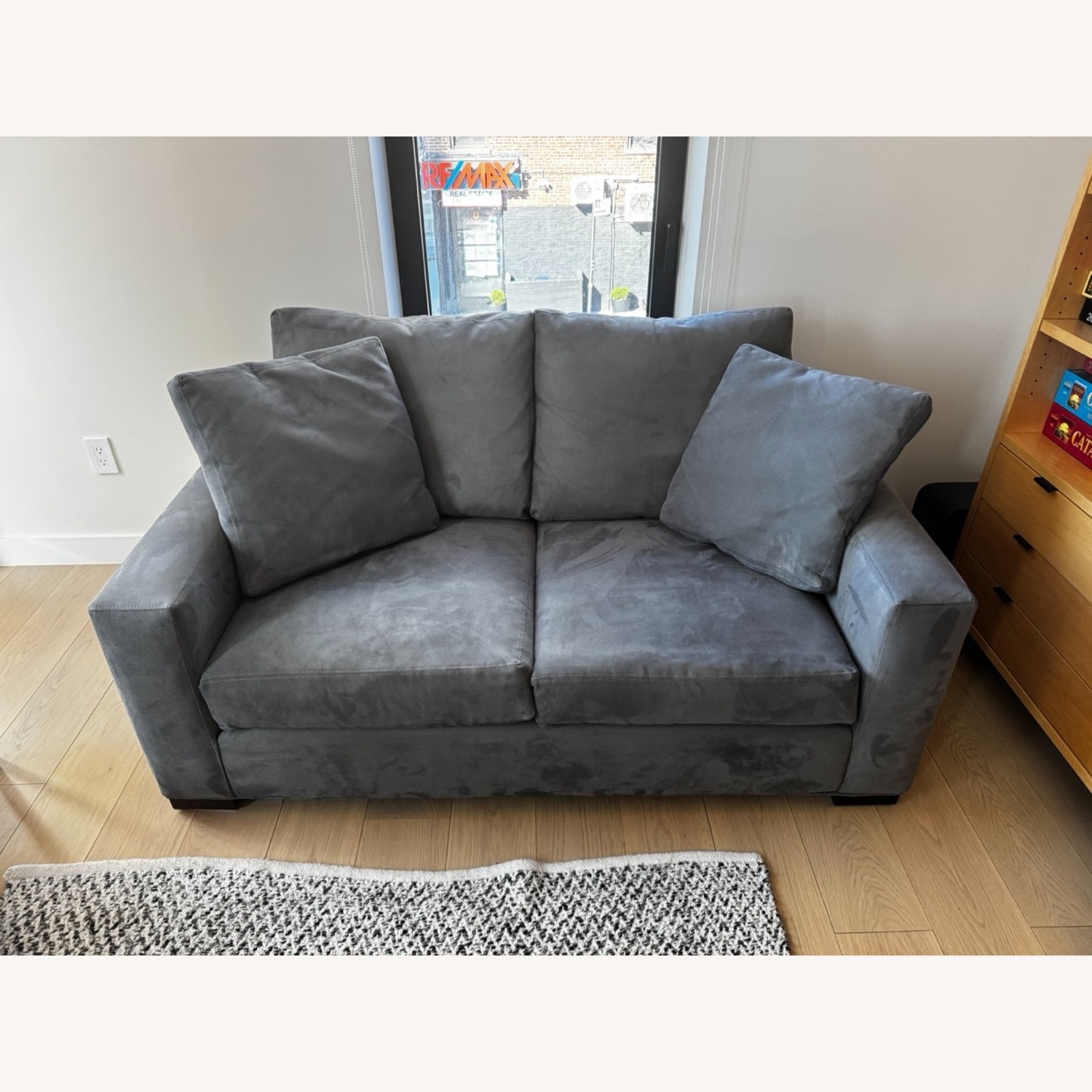 Room & Board Metro Micro Suede 2 Seater Sofa - image-2