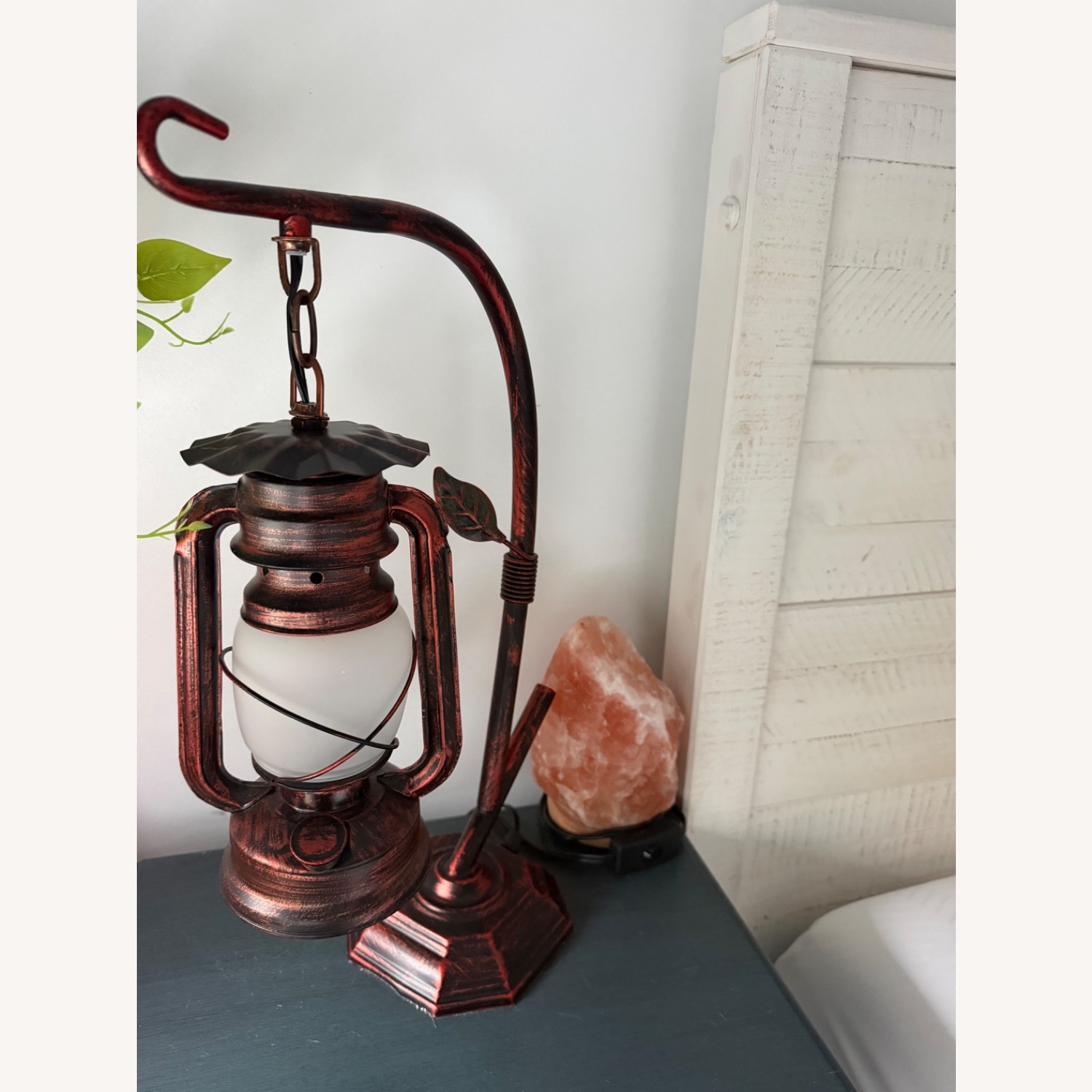 Gartman Bronze Desk Lantern Style Lamp - image-3
