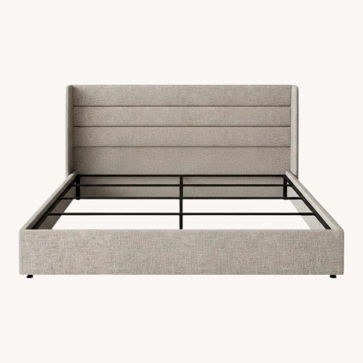 King Size Lift Up Platform Storage Bed Frame - image-0