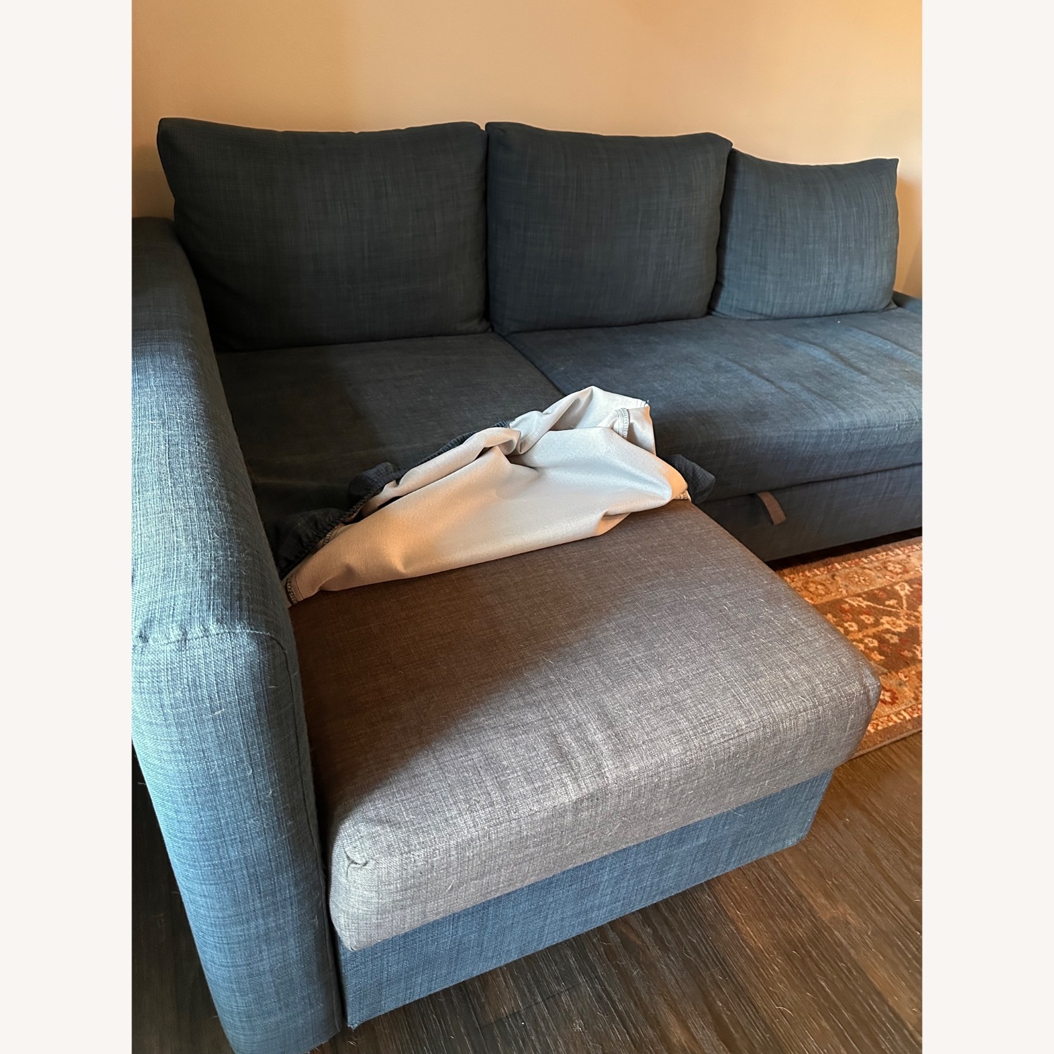 IKEA Friheten Dark Gray Fabric Sleeper Sofa - image-3