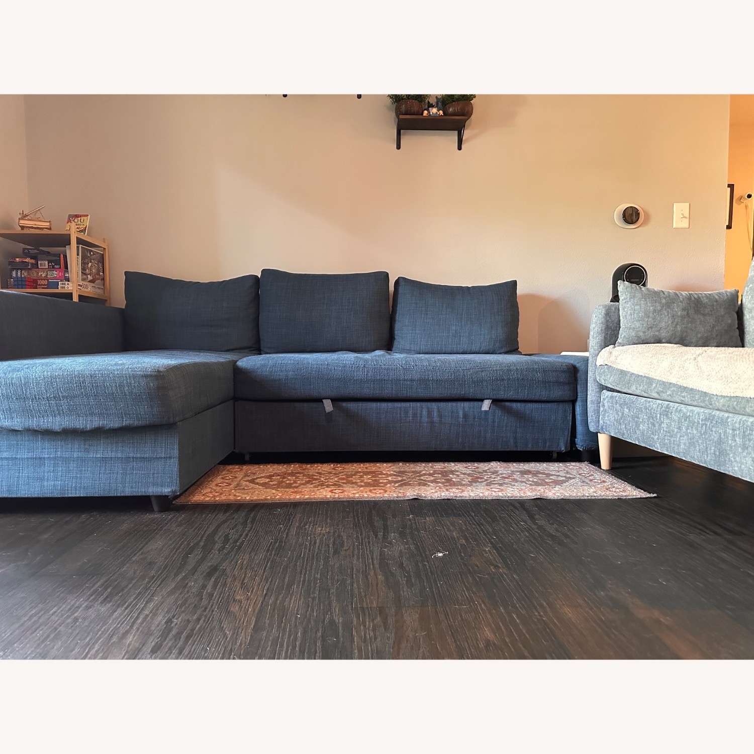 IKEA Friheten Dark Gray Fabric Sleeper Sofa - image-2