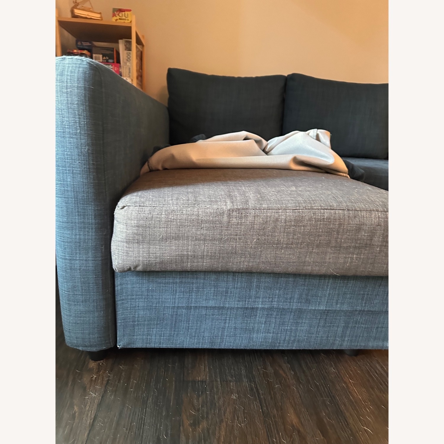 IKEA Friheten Dark Gray Fabric Sleeper Sofa - image-7