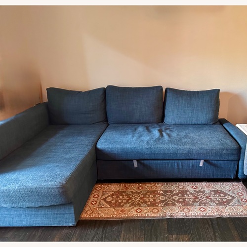 Used IKEA Friheten Dark Gray Fabric Sleeper Sofa for sale on AptDeco