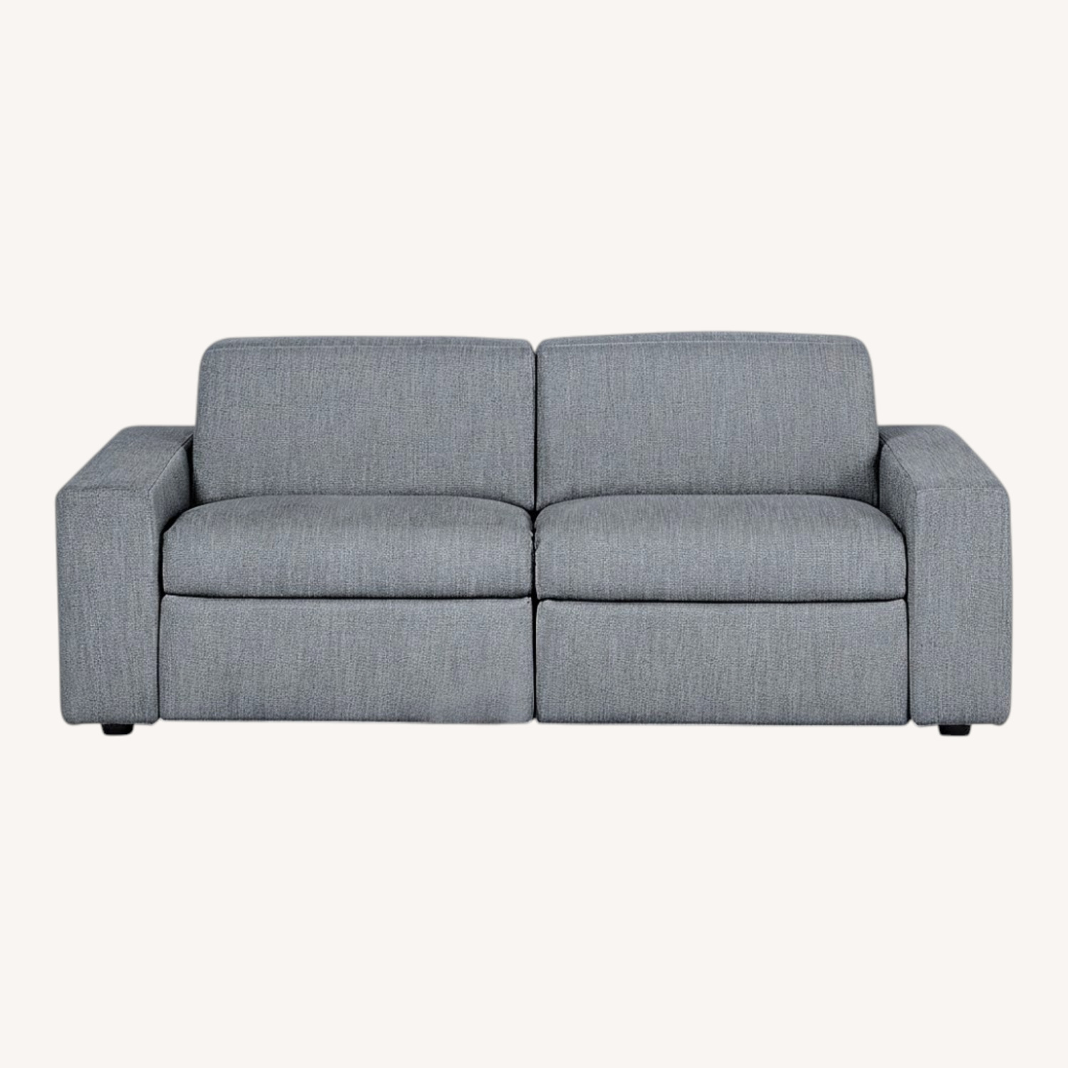West Elm Enzo Reclining Sofa Loveseat - image-0