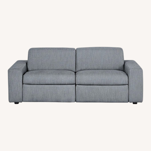 Used West Elm Enzo Reclining Sofa Loveseat for sale on AptDeco