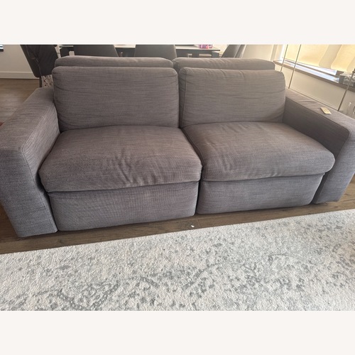 Used West Elm Enzo Reclining Sofa Loveseat for sale on AptDeco