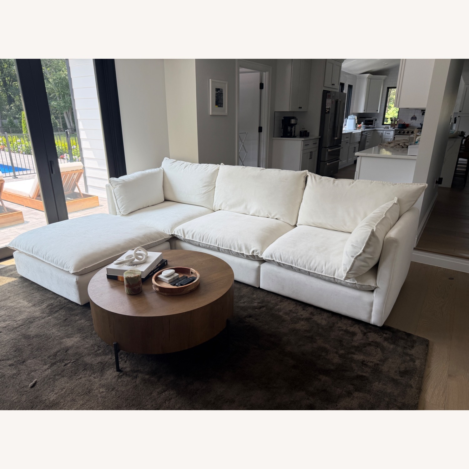 ABC Carpet and Home Montauk White 3+ Piece Sectional - image-4