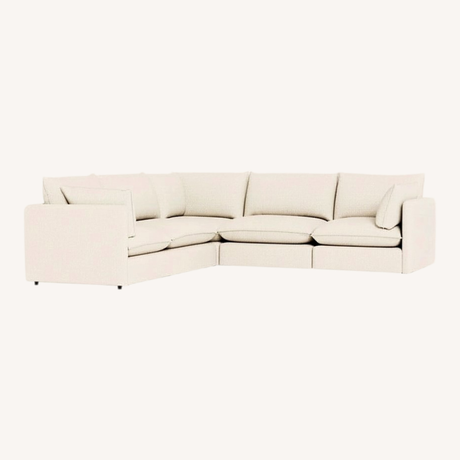 ABC Carpet and Home Montauk White 3+ Piece Sectional - image-0