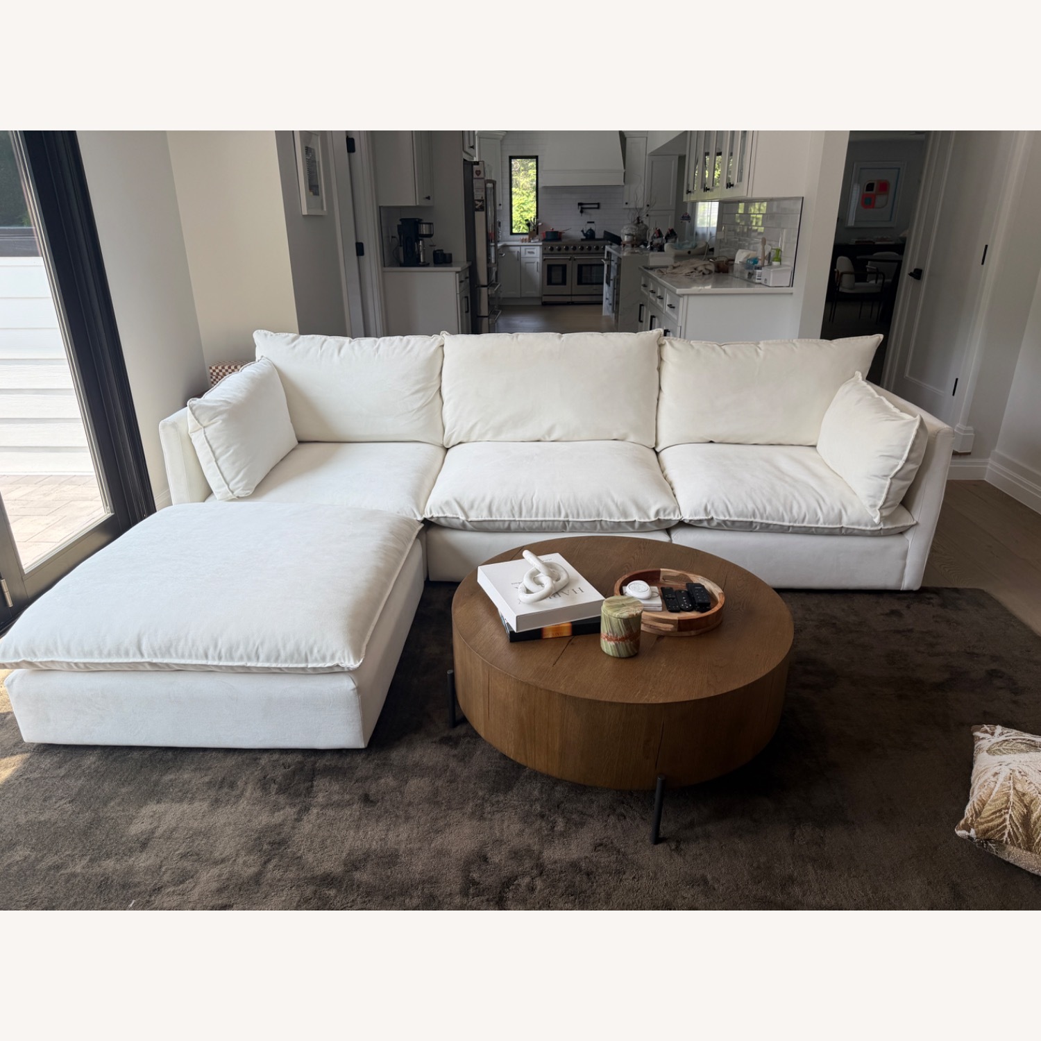ABC Carpet and Home Montauk White 3+ Piece Sectional - image-5