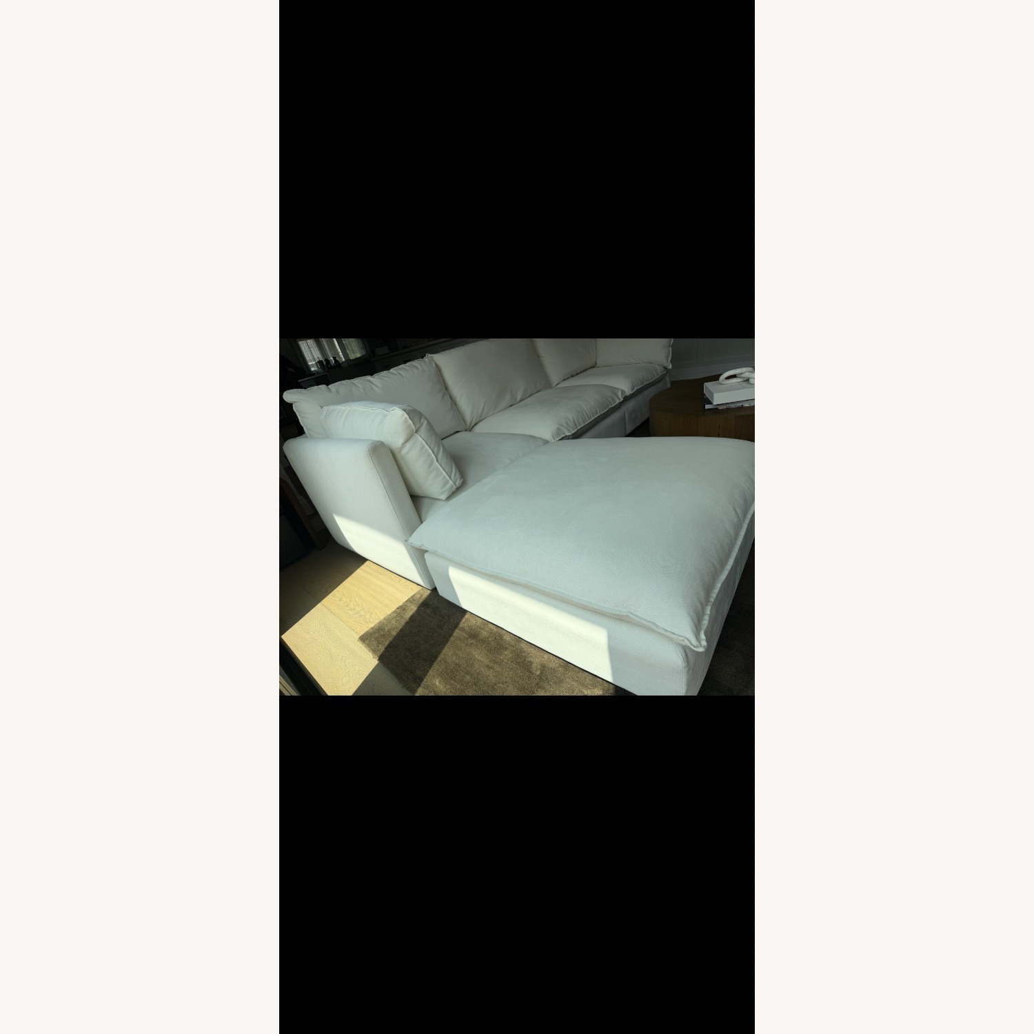 ABC Carpet and Home Montauk White 3+ Piece Sectional - image-7