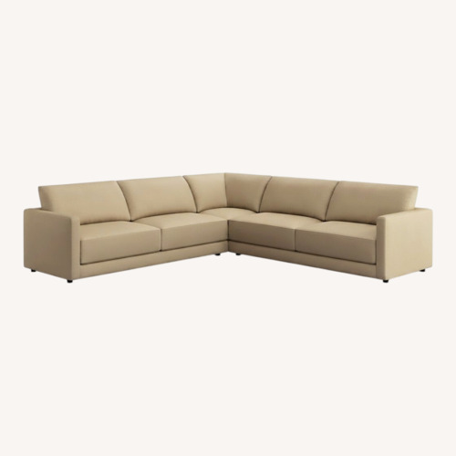 Used Crate & Barrel White 3+ Piece Sectional for sale on AptDeco