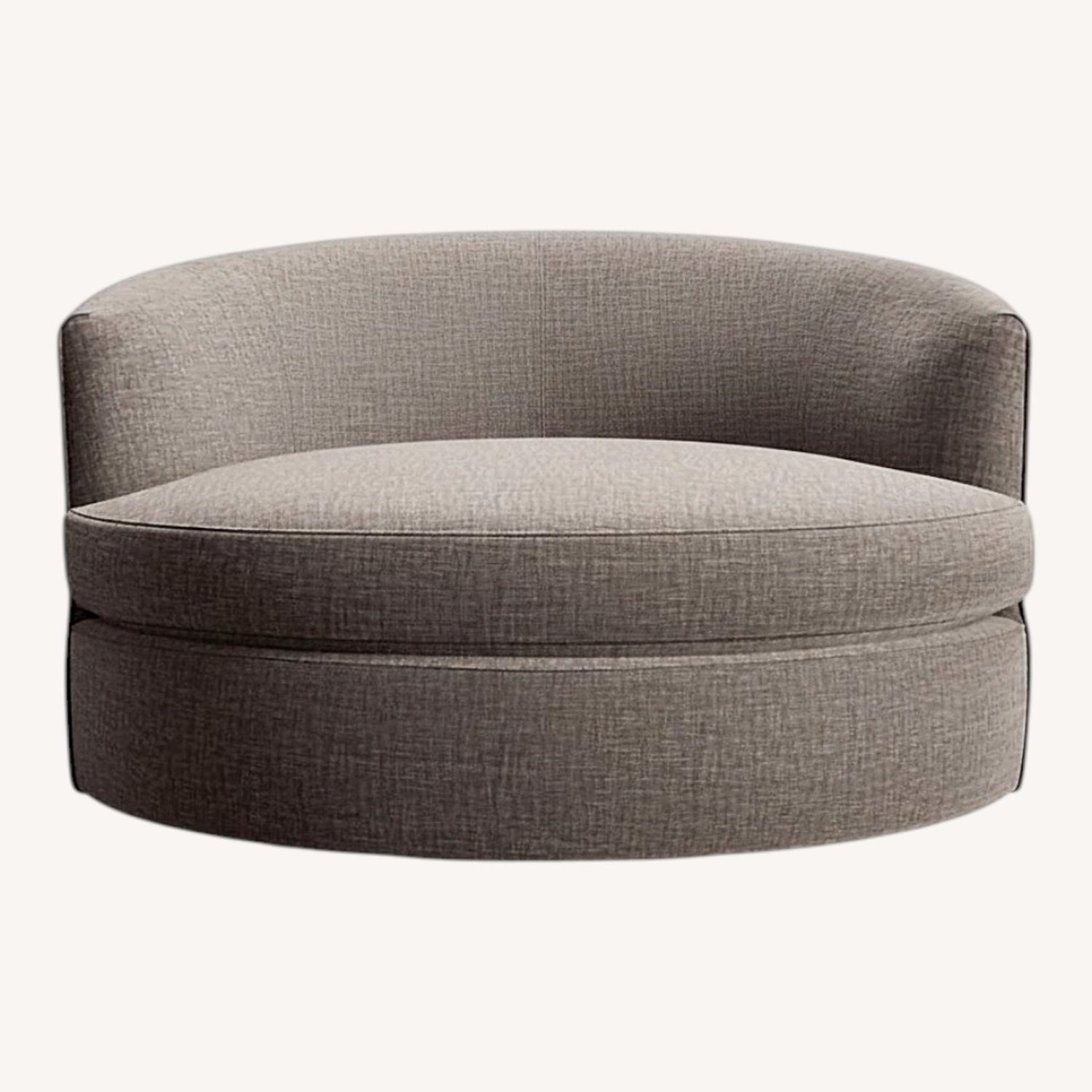 Crate & Barrel Tillie Deep Swivel Chair - image-0