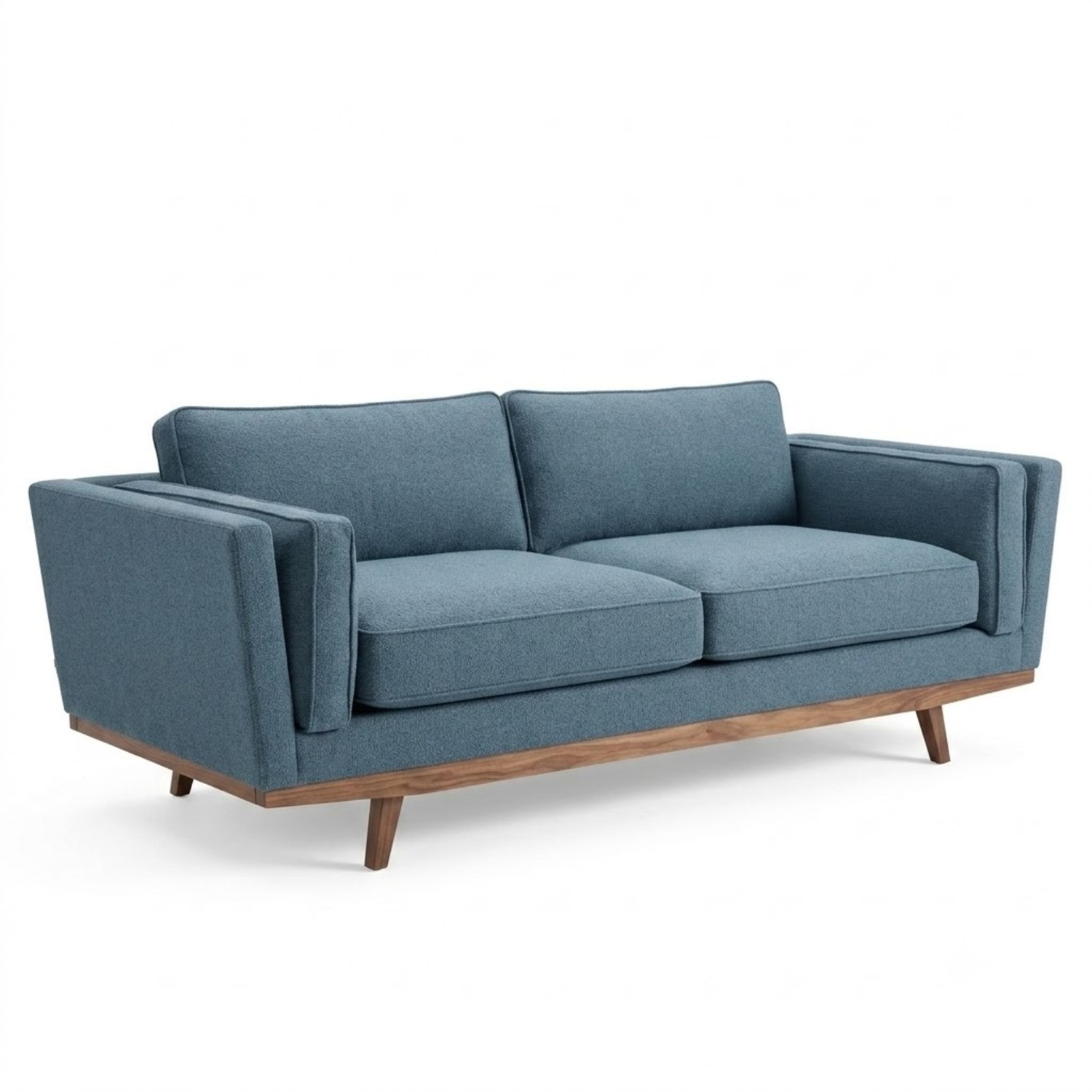 Medley Home Kirnik Blue Fabric 3+ Seater Sofa - image-6