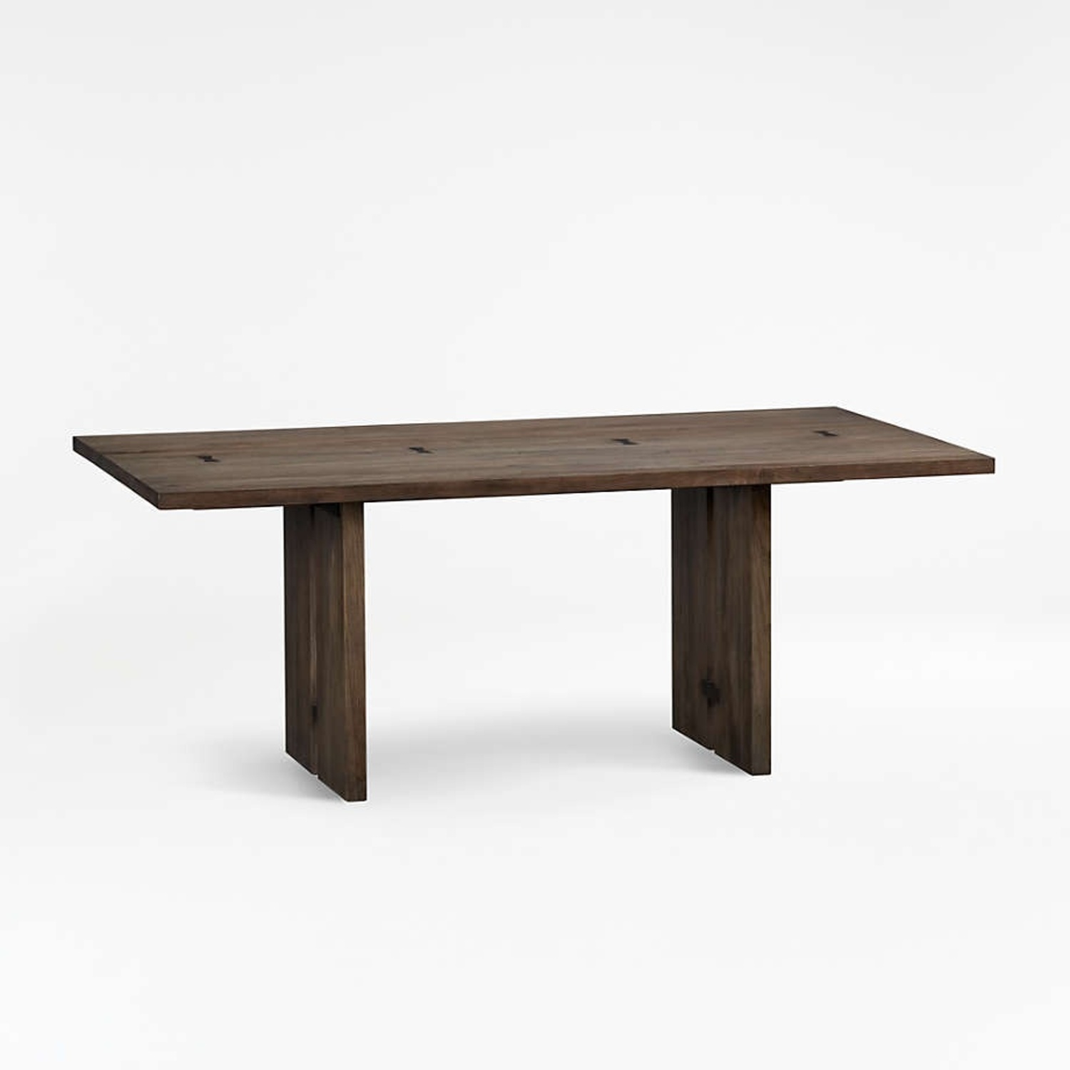 Crate & Barrel Monarch Dark Brown Wood Dining Table - image-6