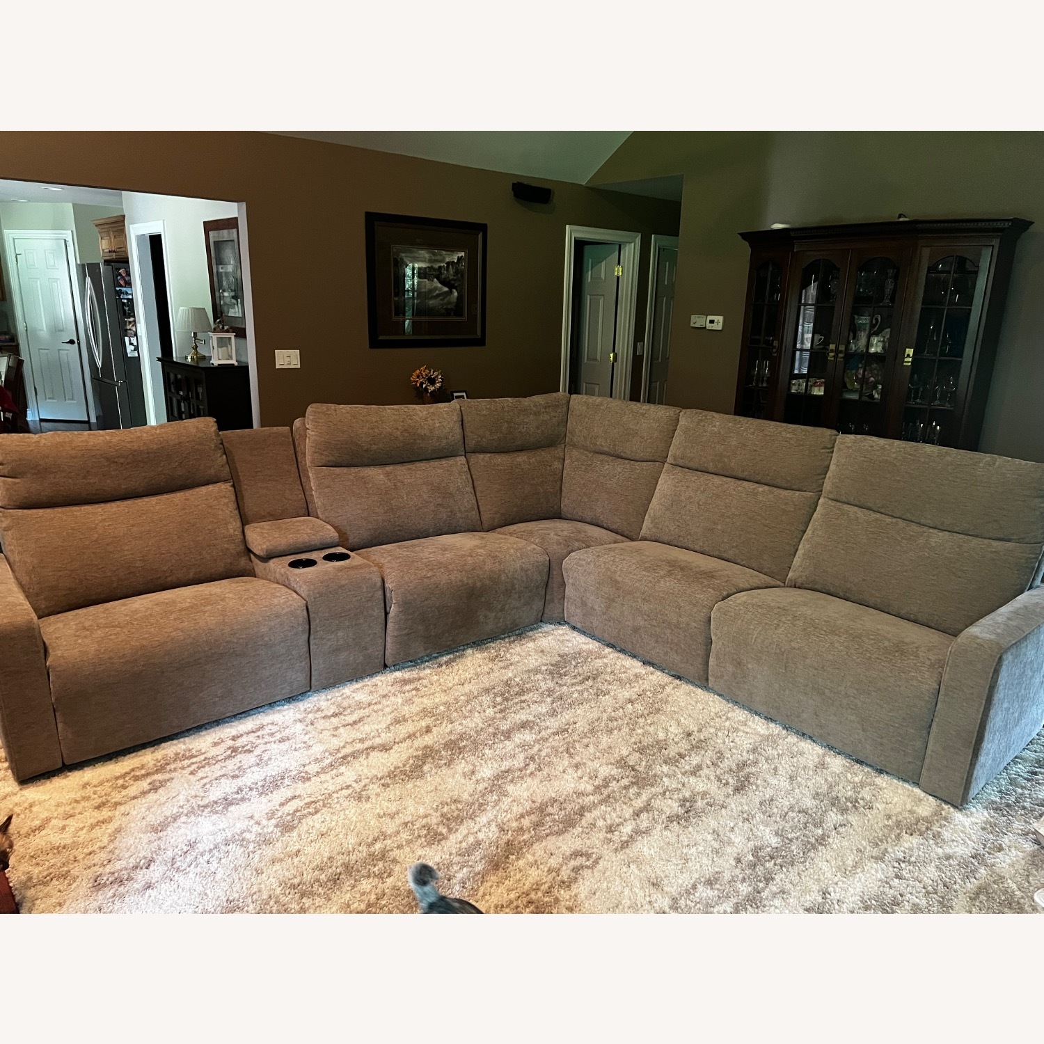 Walter E. Smithe Harris Light Brown 3+ Piece Sectional - image-1