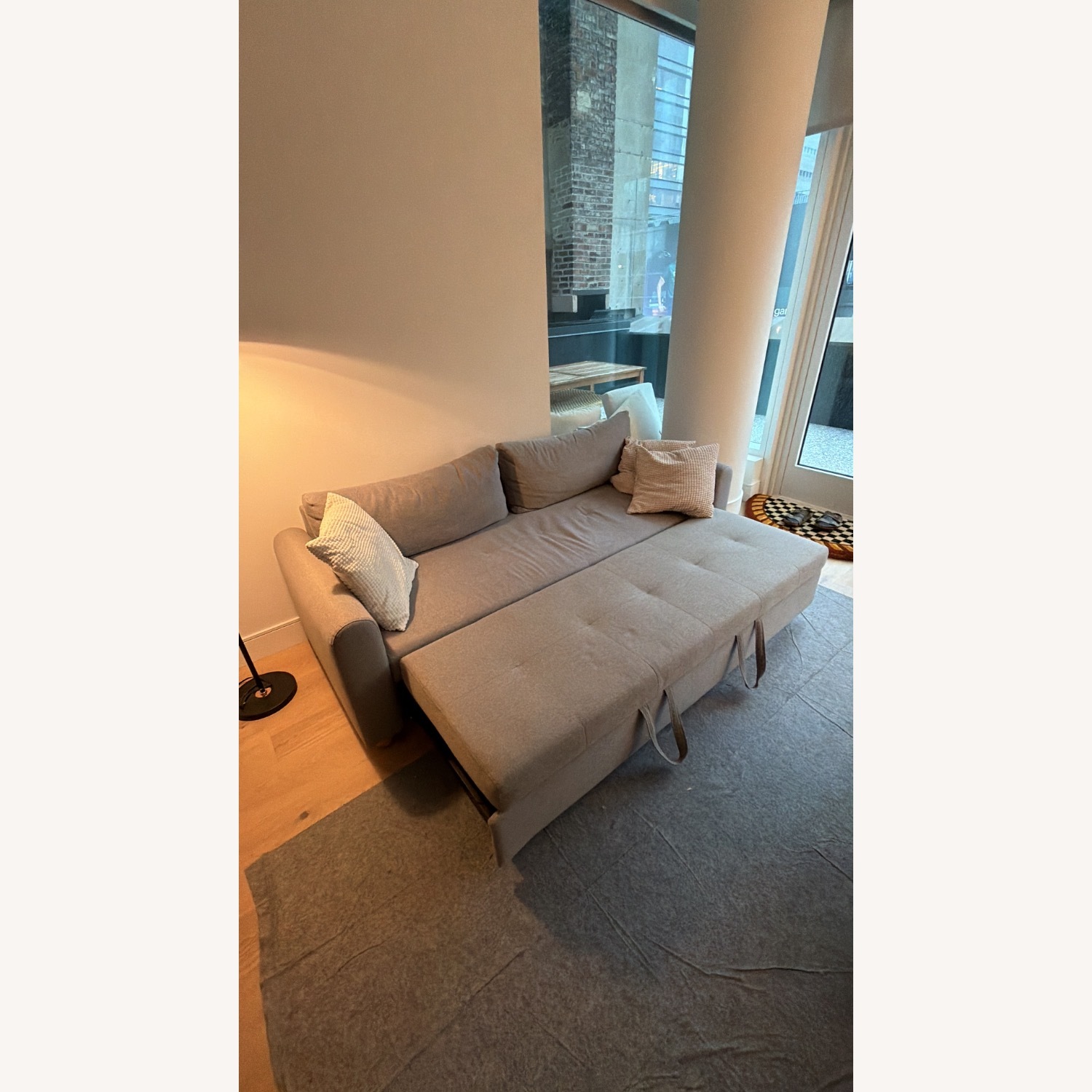Article Nordby Light Gray Fabric Sleeper Sofa - image-3