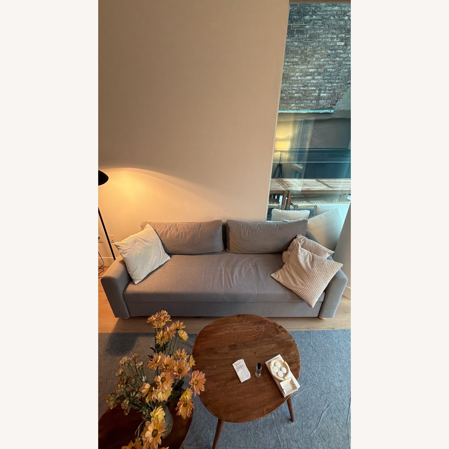 Article Nordby Light Gray Fabric Sleeper Sofa - image-1
