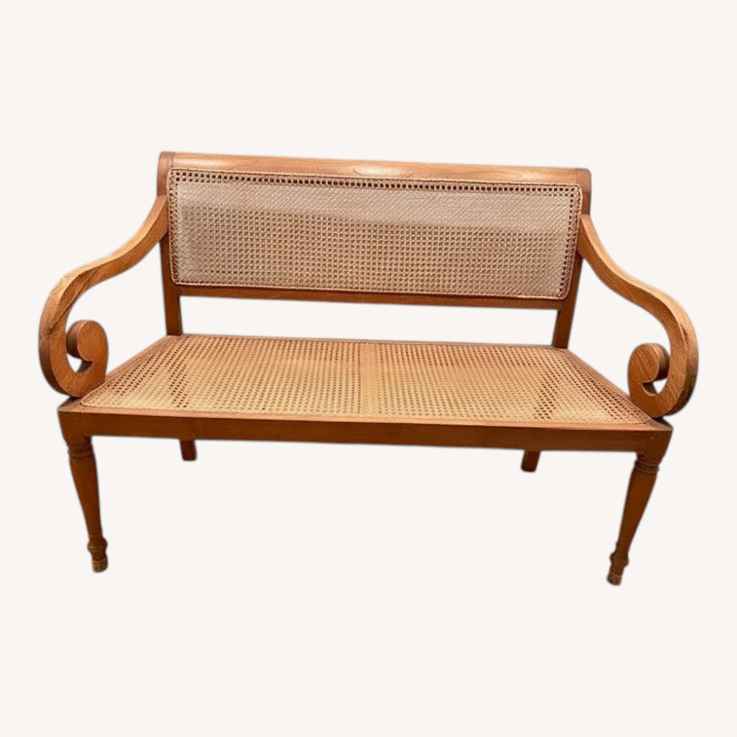 Vintage/Antique Finds Natural Wood Bench - image-0