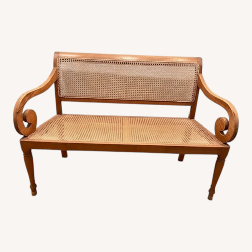 Used Vintage/Antique Finds Natural Wood Bench for sale on AptDeco