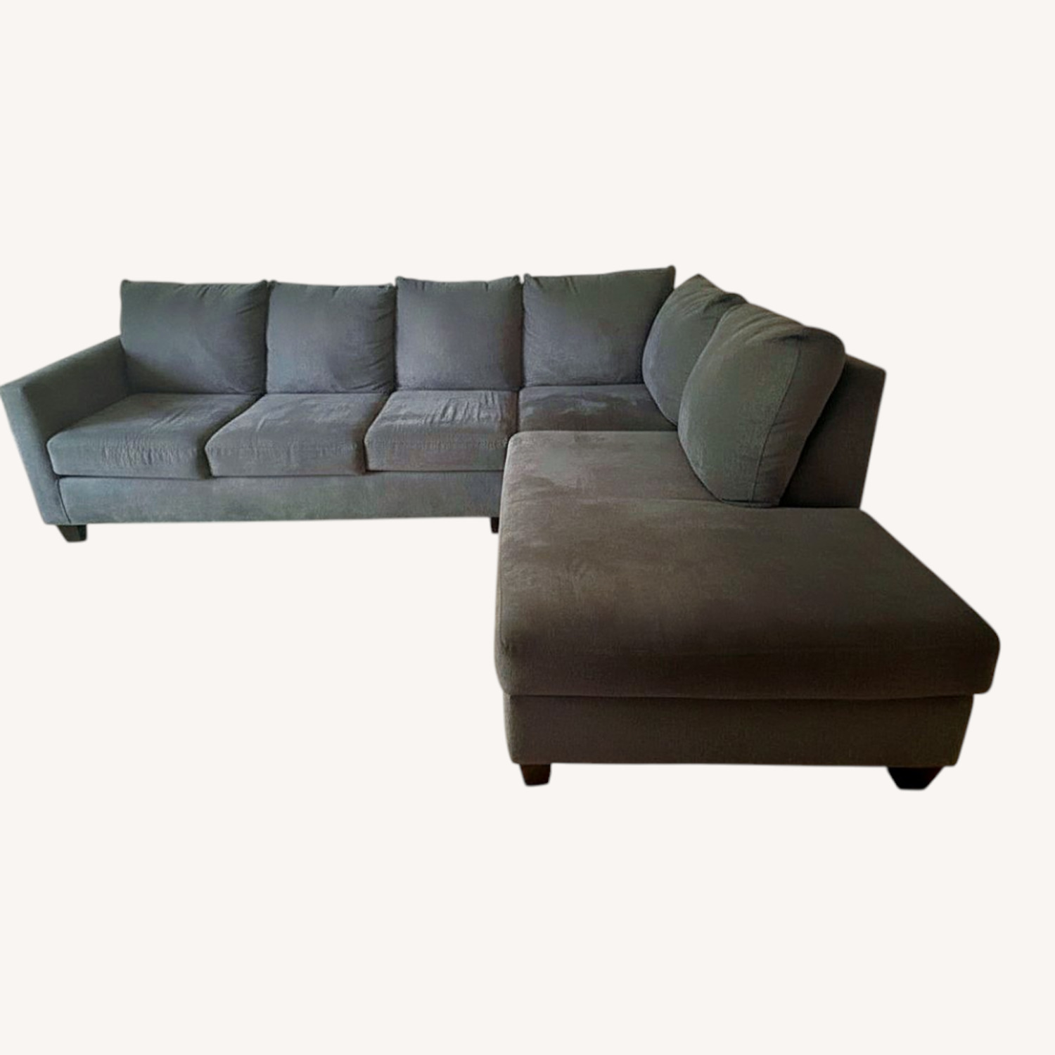 Sectional Gray Sofa - image-0